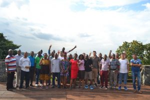 Training in Monitoring and Evaluation for Results - group picture