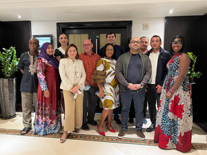 Group picture during training in Project Management, monitoring and evaluation.