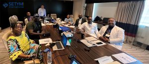 Les participants du séminaire en formation