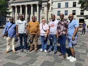 Les apprenants dans le vieux port dans le cadre d'une sortie touristique