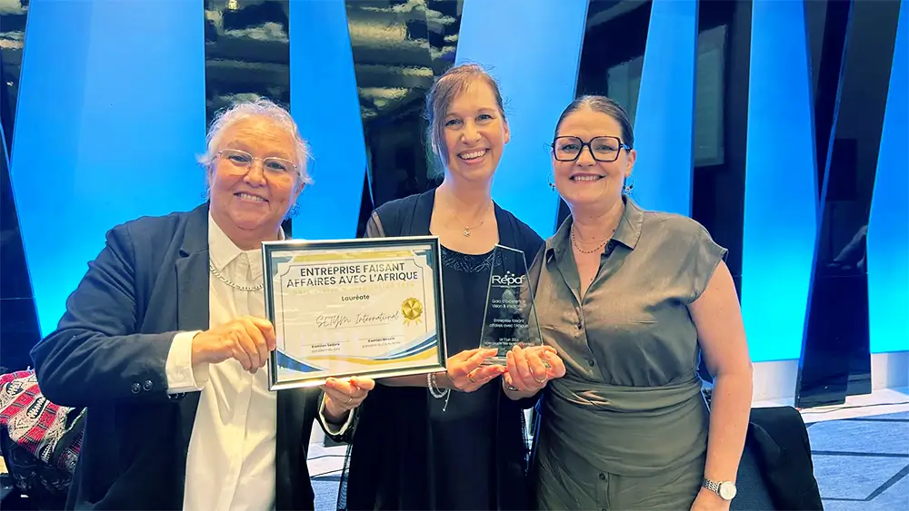 Soraya BENITEZ, Ingrid MARTIN et Véronique BRISSONNAUD