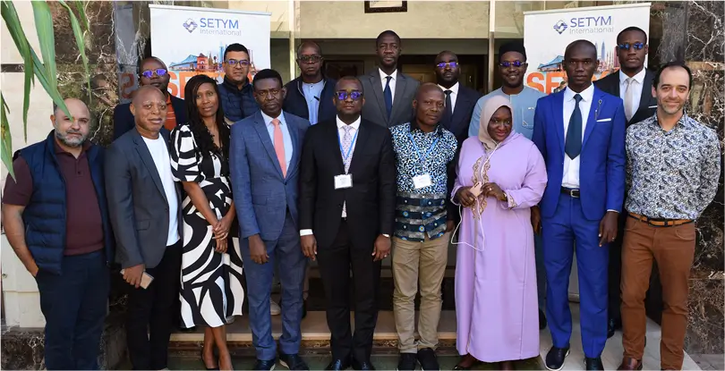 Photo officielle des participants du séminaire de préparation à l'Accréditation MPDI® : Manager de projet de développement international dispensé à Marrakech du 21 octobre au 1er novembre 2024