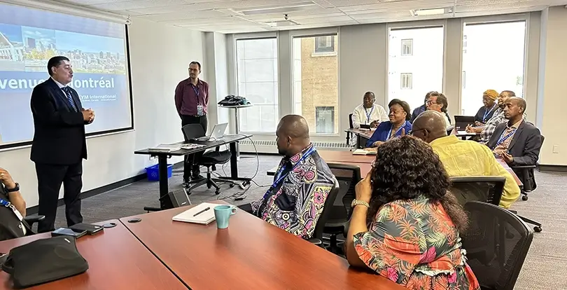 Photo des participants en formation en Développer son leadership : pratiques et compétences clés