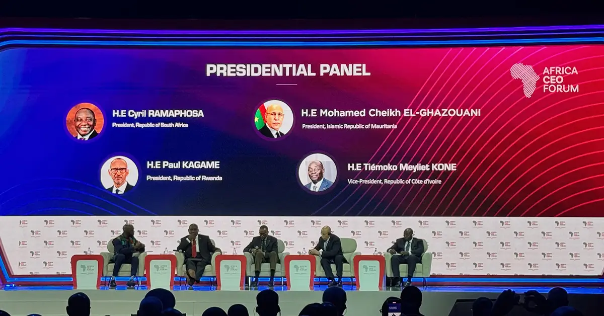 SETYM International au Africa CEO Forum 2025 : rencontres stratégiques et engagement renouvelé