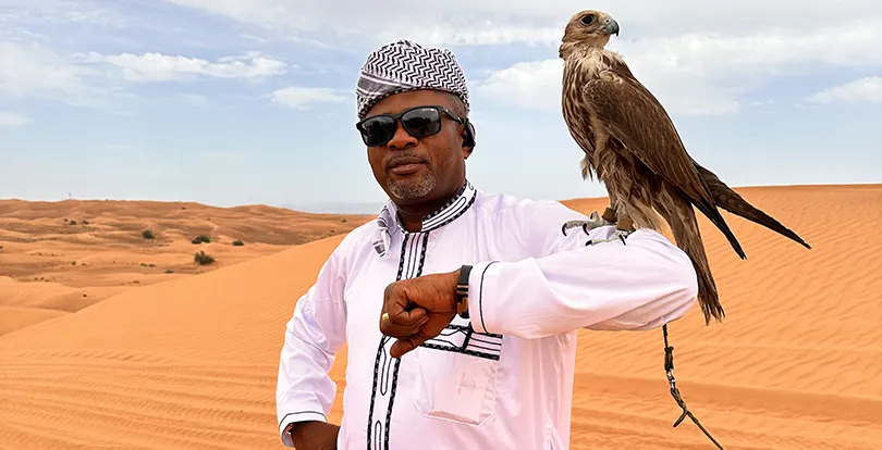 Sortie touristique dans le désert de Dubai en 2024
