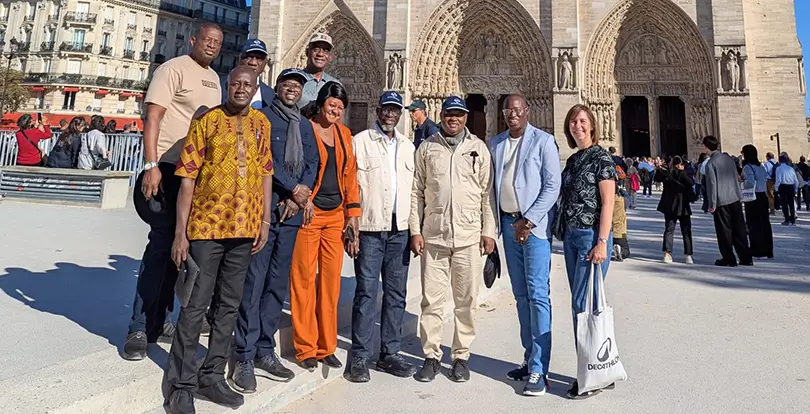 Participants en sortie a Paris