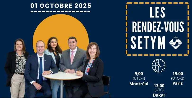 Inscrivez-vous au Rendez-vous SETYM du 1er octobre 2025 pour le lancement de notre programmation 2026-2027 !